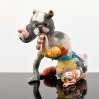 Large Michael Lucero Dog Sculpture - Sold for $3,625 on 02-06-2021 (Lot 291).jpg